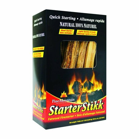 SOLID STORAGE SUPPLIES 1.5 lbs Stikk Wood Fire Starter, 6PK SO3306175